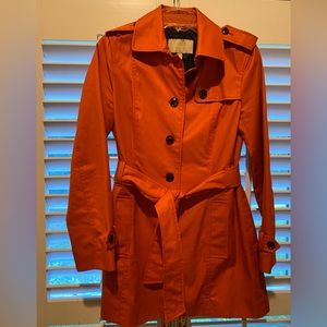 Banana Republic Orange Trench Coat